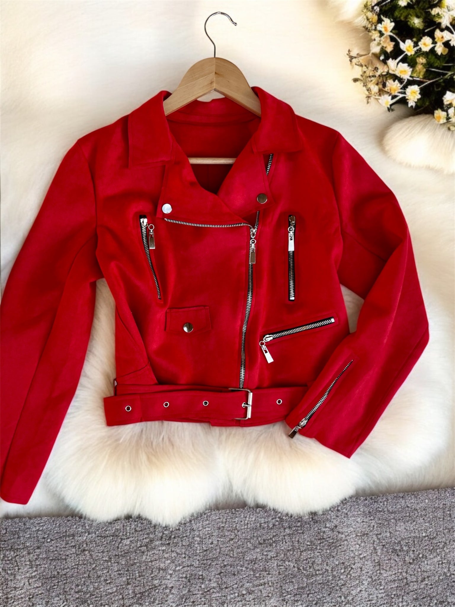 Chaqueta de Gamuza Pascale