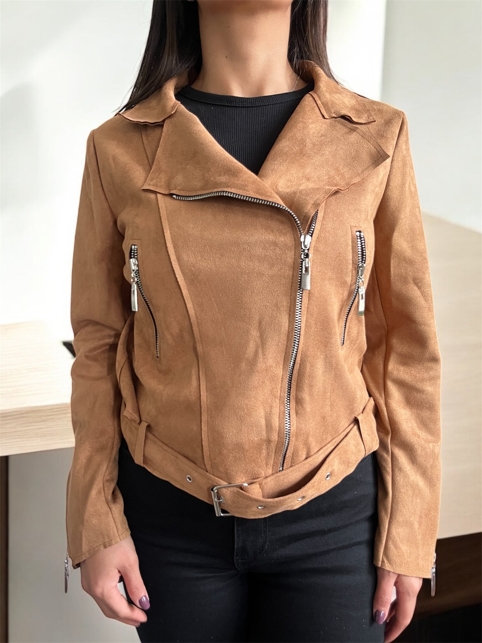 Chaqueta de Gamuza Isidora